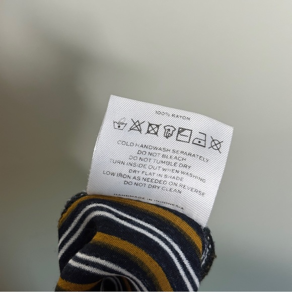 FAITHFULL THE BRAND Es Torrent Tie Wide Leg Pants Glasglow Stripe {E23} - Picture 5 of 5